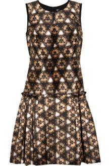 Prabal Gurung Printed Wool and Silk Blend Dress - Lyst