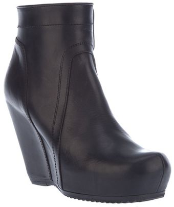 Rick Owens Wedge Boot - Lyst