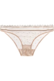 Stella McCartney Fiona Popping Mesh Briefs - Lyst
