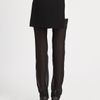 3.1 Phillip Lim Sheer Skirt Overlay Trousers in Black - Lyst