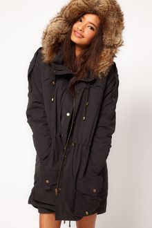 ASOS Collection Asos Oversized Hooded Parka - Lyst