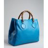 Gucci Pacific Blue Leather Diana Bamboo Handle Tote in Blue - Lyst