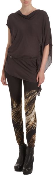 Helmut Lang Drift Legging in Brown (bronze) - Lyst