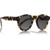 Illesteva Leonard Roundframe Acetate Sunglasses in Brown (black) - Lyst