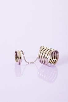 Nasty Gal Chained Up Ring - Lyst