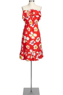  Shift Dress on Old Navy Crepe Shift Dresses In Red  Red Print    Lyst