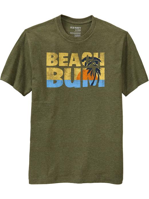 Old Navy Beach Graphic Tees in Green for Men (dark green heather) Lyst