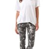 Paige Feather Print Verdugo Ultra Skinny Jeans in Gray (black) - Lyst