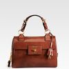 Prada Spazzolato Bag in Brown (tobacco) - Lyst
