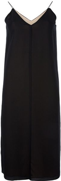 T By Alexander Wang Silk Dress - Lyst