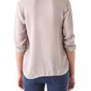 Vince Cowl Blouse in Gray - Lyst