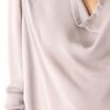 Vince Cowl Blouse in Gray - Lyst