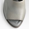 Alexander Wang Delphine Leather Sandals in Silver (oyster) - Lyst