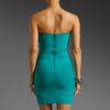 Bcbgmaxazria Strapless Mini Bandage Dress in Green (sea green) - Lyst