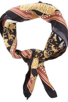 DSquared2 Printed Scarf - Lyst