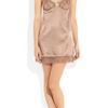 Elle Macpherson Obsidian Rita Stretchsilk and Lace Chemise in Beige (nutmeg) - Lyst