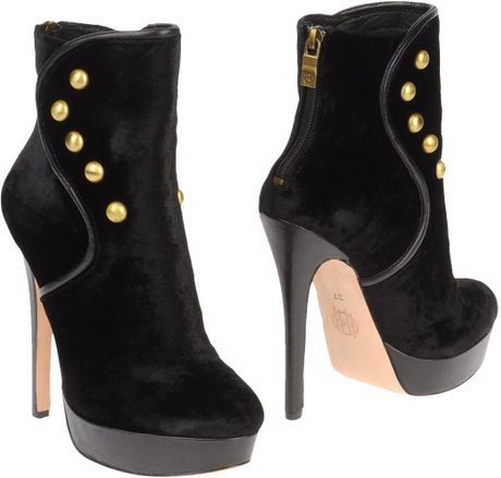 House Of Harlow Ankle Boots in Black - Lyst
