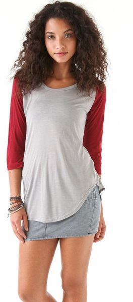 LNA Baseball Tee - Lyst