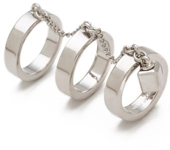 Marc By Marc Jacobs Triple Threat Ring - Lyst