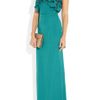 Matthew Williamson Embellished Silk Gown in Blue (teal) - Lyst