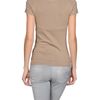 Michael Kors Short Sleeve Sweater in Beige (black) - Lyst
