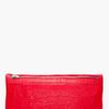 Alexander Wang Red Leather Soft Clutch in Red - Lyst