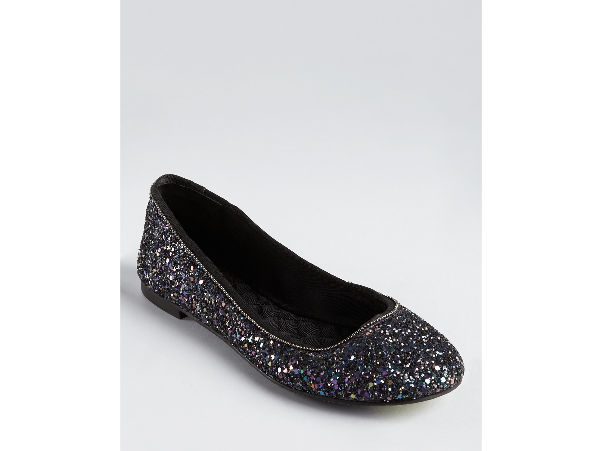 flats with glitter