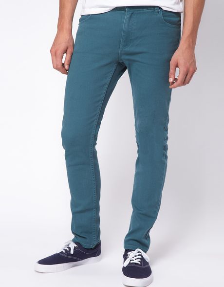 Cheap Monday Skinny Jeans in Blue for Men - Lyst