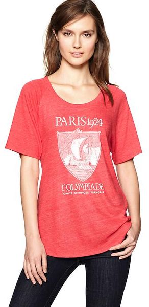 Gap Gap Exclusive Olympic Vintage T - Lyst