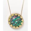 House Of Harlow  Sunburst Pendant Necklace  in Gold (multi) - Lyst