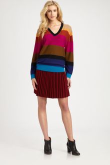Sonia By Sonia Rykiel Striped Wool Sweater - Lyst