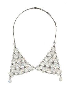 Topshop Facet Peter Pan Necklace - Lyst