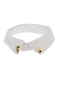 Topshop Fabric Stud Collar - Lyst