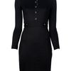 Burberry Brit Fitted Dress in Blue - Lyst