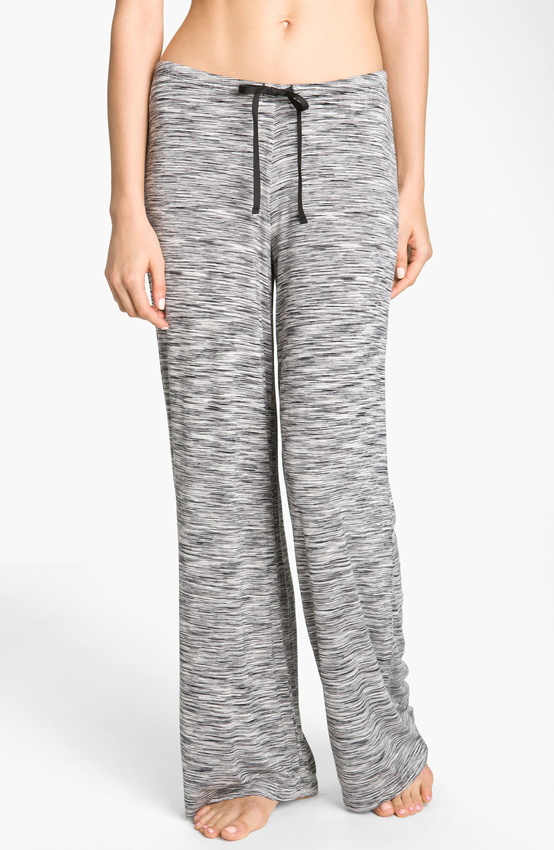 Hue Space Dye Pajama Pants in Black Lyst