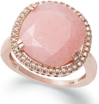 Hue Pink Opal and Diamond 15 Ct  Ring - Lyst