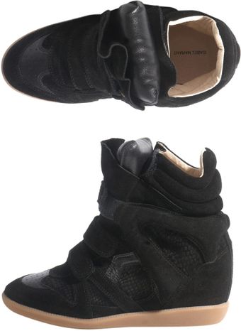 Isabel Marant Bazil Wedge Trainers - Lyst