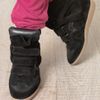Isabel Marant Bazil Wedge Trainers in Black - Lyst