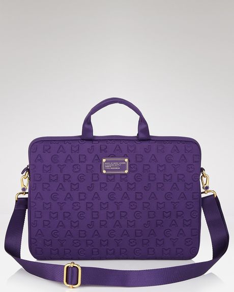 Marc By Marc Jacobs 15 Laptop Case Dreamy Neoprene in Purple (red snapper) - Lyst