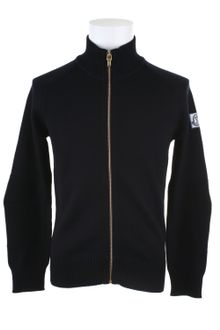 Moncler Gamme Bleu Cardigan in Navy Virgin Wool - Lyst