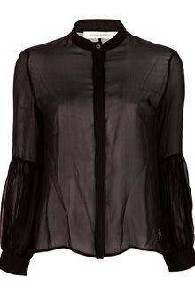 Pierre Balmain Sheer Blouse - Lyst