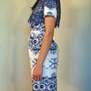 Preen Catherine Dress in Blue (denim) - Lyst