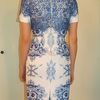 Preen Catherine Dress in Blue (denim) - Lyst