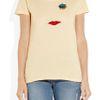 Sonia Rykiel Embellished Cottonjersey Tshirt in Pink (red) - Lyst