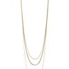 Topshop Multi Row Snake Chain Necklace in Gold - Lyst