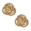 Topshop Rope Knot Studs in Gold - Lyst