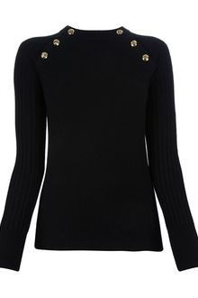 Tory Burch Button Detail Jumper - Lyst