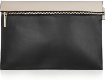 Victoria Beckham Two tone Leather Pouch - Lyst