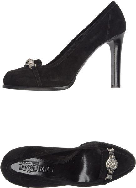 Alexander Mcqueen Platform Pumps in Black - Lyst