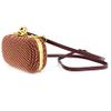 Alexander Mcqueen Gold Studded Skull Box Clutch in Gold - Lyst